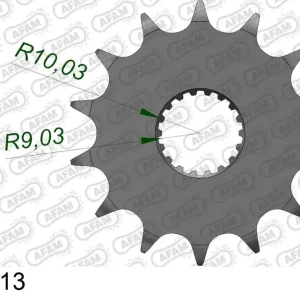 Bestseller Pignone AFAM 22200-13 passo 428 MASH 125 BLACK SEVEN 2017 -2019