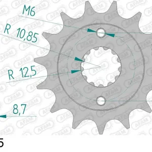 Miglior Prezzo Pignone AFAM 24501-15 passo 520 KAWASAKI BJ 250 2002 -2003