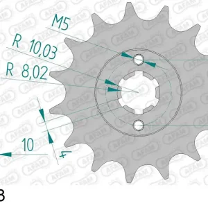 Miglior Prezzo Pignone AFAM 46203-13 passo 520 CAGIVA 125 K7 1989 -1992