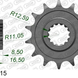 Quantità Limitata Pignone AFAM 52613-15 passo 525 DUCATI S 1000 DS MULTISTRADA 2005 -2006