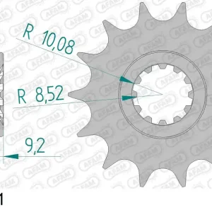Spedizione Espresso Pignone AFAM 94121-11 passo 428 HM-HONDA CRE 50 BAJA 2003 -2016