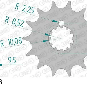 Pignone AFAM 94202-13 passo 428 BETA RR 50 SUPERMOTO 2001 Bestseller