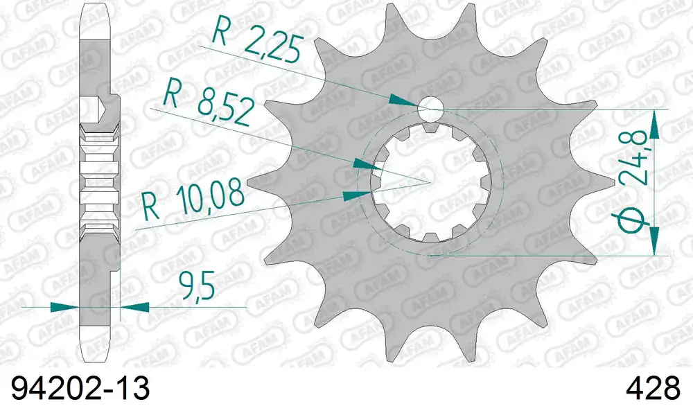 Pignone AFAM 94202-13 passo 428 BETA RR 50 SUPERMOTO 2001 Bestseller