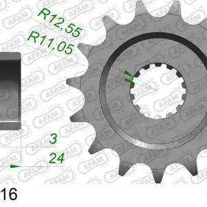 Pignone AFAM 94605-16 passo 525 MV AGUSTA F3 675 2011 -2018 Non Perdere