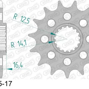 Miglior Prezzo Pignone AFAM 61800NR-16 Passo 525 Con Gomma Antirumore KTM 990 ADVENTURE ABS 2006 -2012