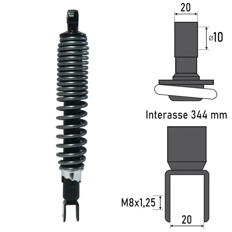 Ammortizzatore Posteriore MBK SKYLINER/YAMAHA MAJESTY 250cc Ultime Pezzi