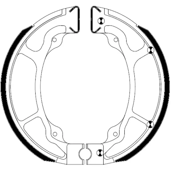 Popolare Ganasce Freno FERODO ECO FSB963A per HONDA NES 125 AROBASE 125 2001 - 2003