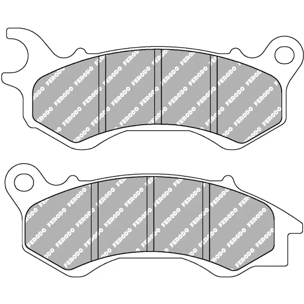 Ultimissimo Modello Pastiglie Freno Ferodo Eco Friction FDB2256EF Anteriore per KYMCO PEOPLE ONE I DD 125 2015 - 2015