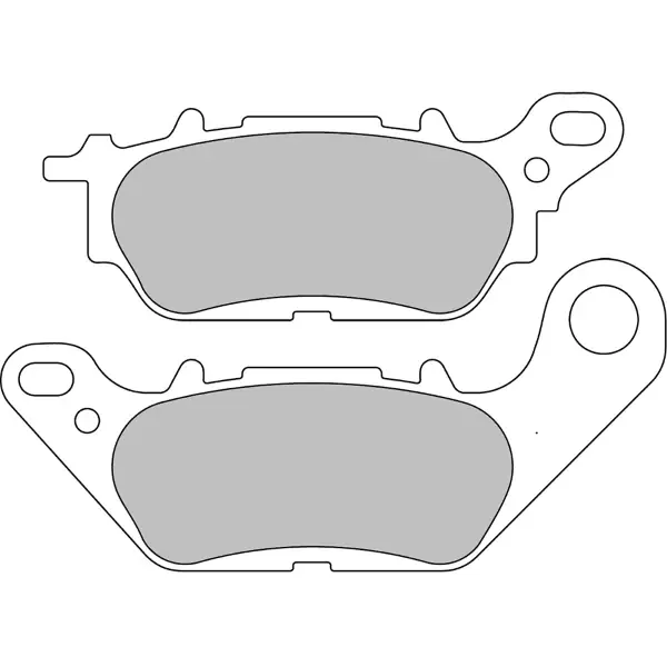 Pagamento Sicuro Pastiglie Freno Ferodo Eco Friction FDB2238EF Anteriore per YAMAHA VITY 125 2008 - 2011