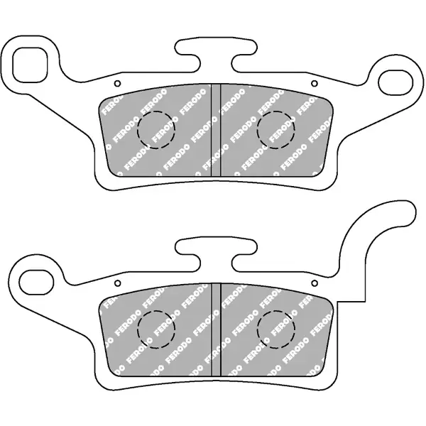 A Buon Prezzo Pastiglie Freno Ferodo Eco Friction FDB2264EF Anteriore per YAMAHA HW XENTER 125 2012 - 2017