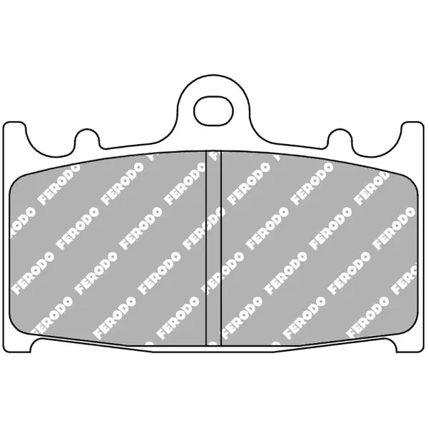 Occasione Pastiglie Freno Ferodo Eco Friction FDB574EF Anteriore per KAWASAKI GPZ S E9 500 2002 - 2002