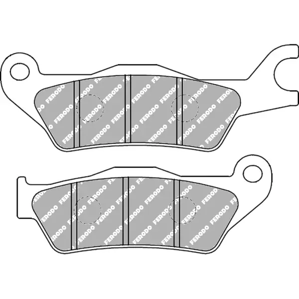 Pastiglie Freno Ferodo Eco Friction FDB2287EF Anteriore per SUZUKI GSX-S125 125 2018 - 2018 Prezzo Basso