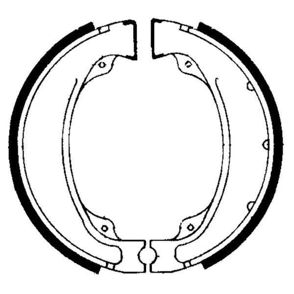 Ganasce Freno FERODO FSB755 Posteriore per HONDA GB 500 CLUBMAN 500 1989 - 1990 Più Venduto