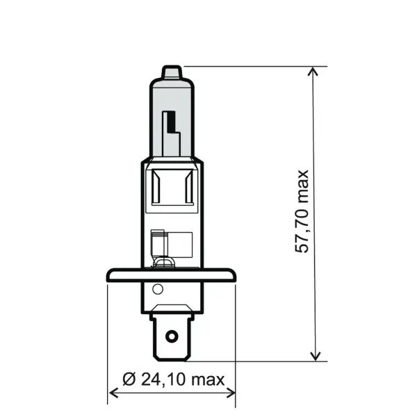 Pagamento Sicuro Lampadina RMS H1 12V 55W - Bianca