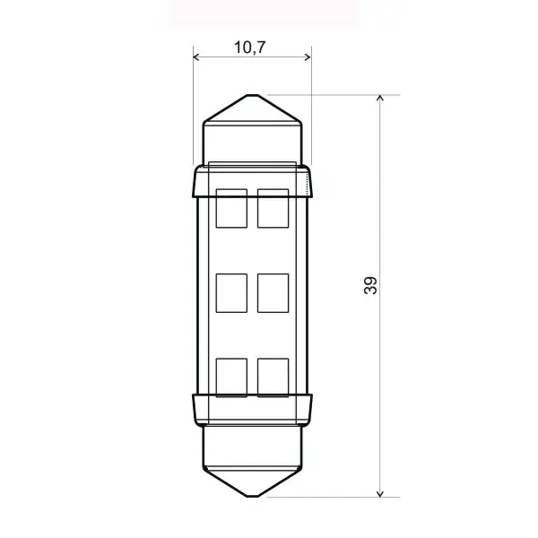 Compra Online Coppia Led RMS 12V Sv8.5 - Bianca