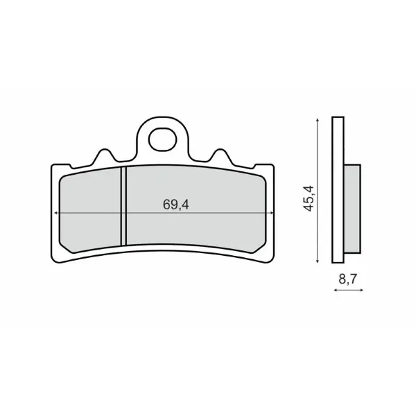Pastiglie Freno RMS Organiche KTM Duke 125cc Anteriore per KTM DUKE 125 125 2011 - 2012 Compra Oggi Stesso