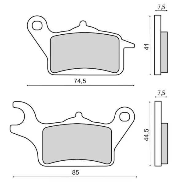 Pastiglie Freno RMS Organiche Honda Vision 110 Anteriore per HONDA NSC 110 MPD VISION 110 2017 - 2020 Ordina Subito