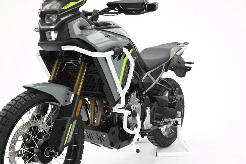 Offerta Limitata ISOTTA Paramotori Superiori in Alluminio per CF MOTO MT 450 2024-2025 Protezione Leggera e Resistente