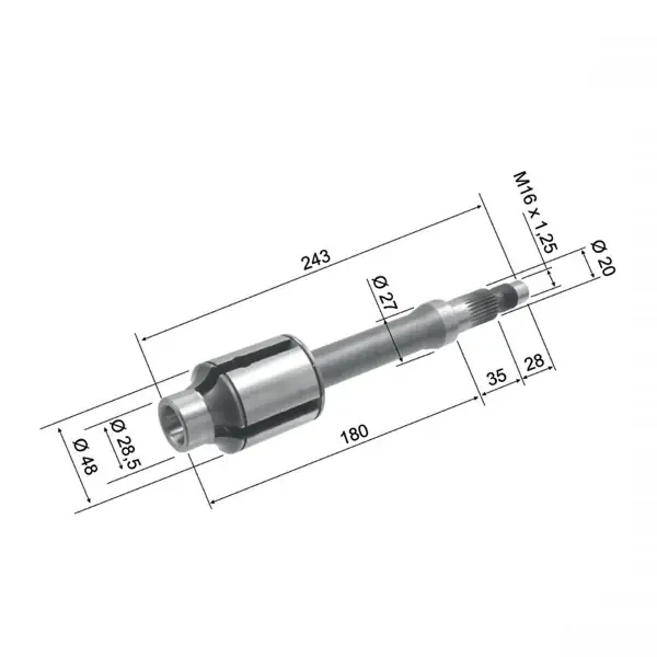 Spedizione Espresso Albero secondario RMS Classic Piaggio Vespa Px/Cosa 125-150-200cc 235908