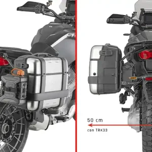 Prezzo Scontato Portavaligie Moto Guzzi Stelvio 2024 by GIVI PLO8208MK