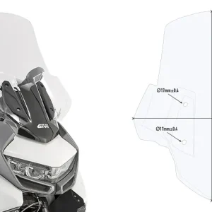 GIVI SPOILER BMW C400GT TRASP. 2019 Scelto Dai Clienti