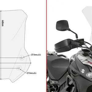 GIVI SPOILER SUZUKI DL 650 V-STROM (2017) Spedito Oggi