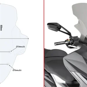 GIVI SCHERMO TRASPAR.KYMCO XCITING 400I(2013) Offerta
