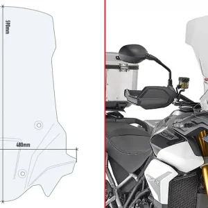 GIVI CUPOLINO TRIUMPH TIGER900 RALLY2020 Esclusivo