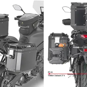 GIVI Portavaligie Laterale YAMAHA TRACER 9 '21 OUTBACK Offerta Lampo