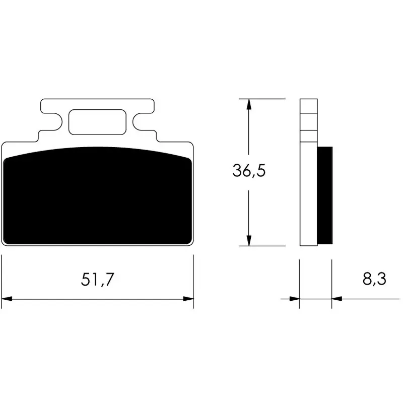 Coppia di pastiglie Honda NH Lead V PARTS Super Prezzo