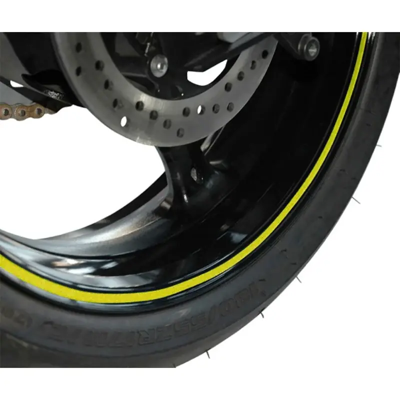 Adesivo cerchioni V PARTS 6m x 7mm giallo riflettente Affare