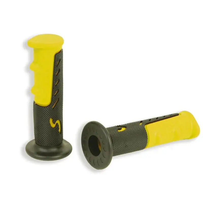 Affare Paio manopole ciclomotore nero-giallo V PARTS