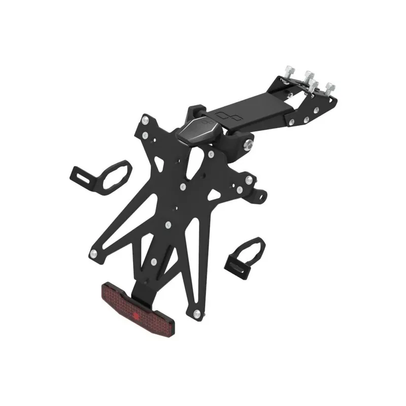 Nuova Collezione LIGHTECH Kit Portatarga Regolabile per Kawasaki Ninja 125 2019 - 2019 - 2023 - 2024