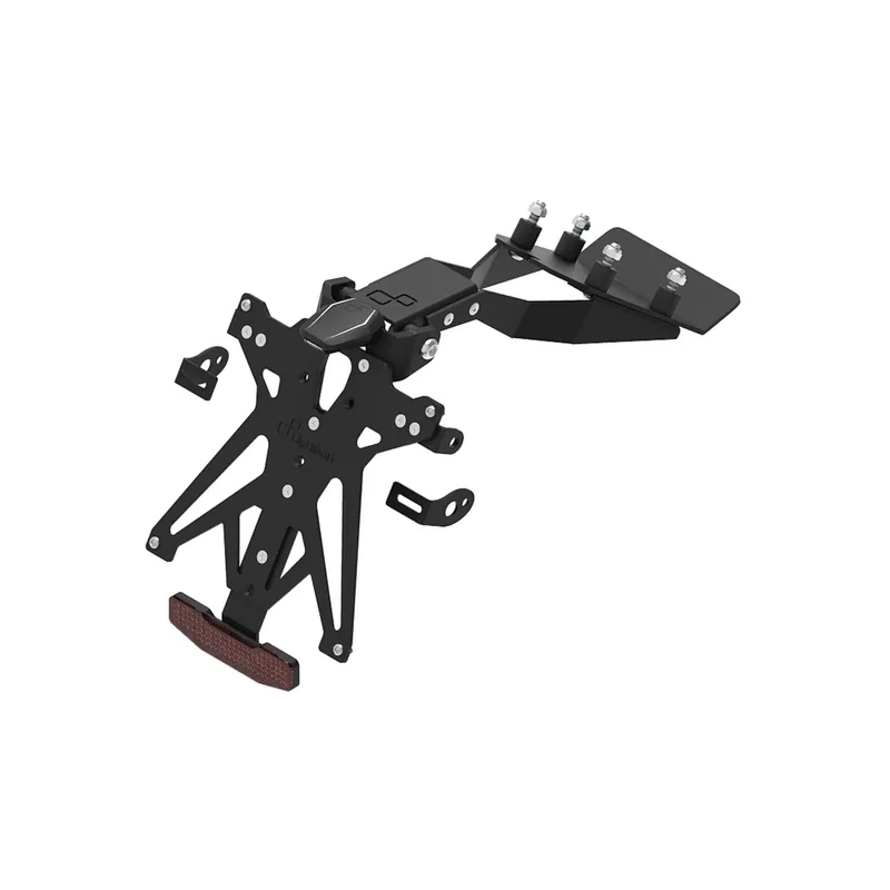 LIGHTECH Kit Portatarga Regolabile per Ktm Duke 125 2024 - 2024 Nuova Collezione