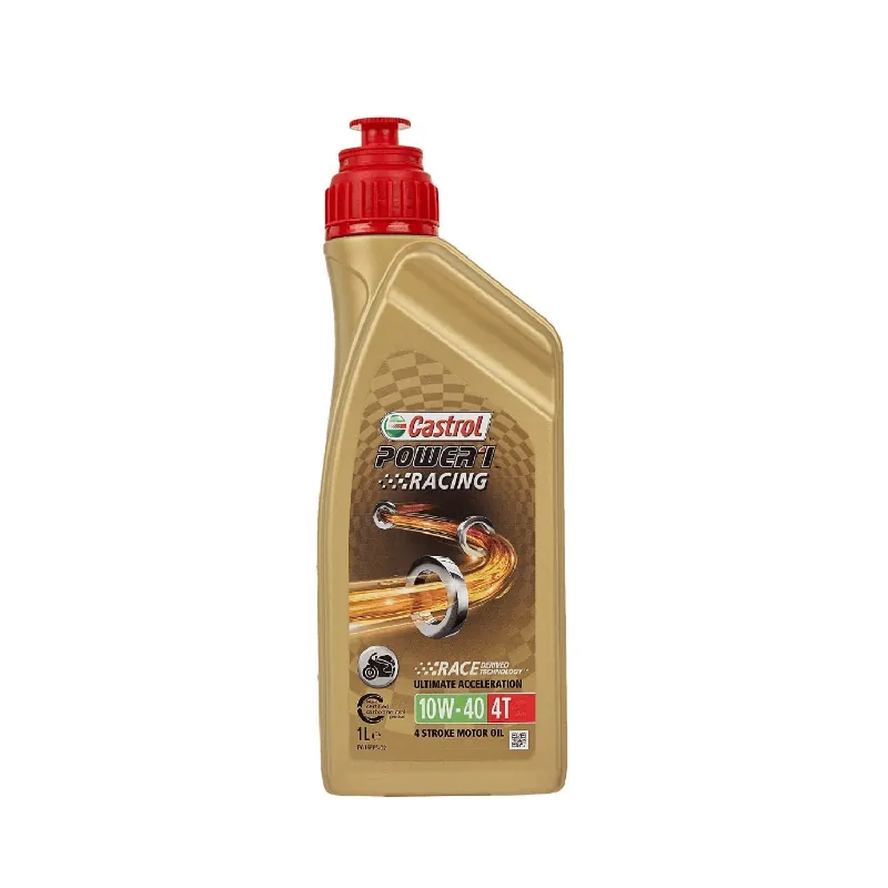 OLIO MOTORE CASTROL POWER1 RACING 4T 10W-40 1LT Spedizione Espresso