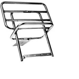 Compra Oggi Stesso PORTAPACCHI POSTERIORE CROMATO PER PIAGGIO VESPA PX 125 150 200 FACO
