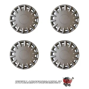 Ordina Subito SERIE 4 COPRICERCHIO 12″ SILVER COPPA RUOTA COPRIRUOTA PER PIAGGIO QUARGO